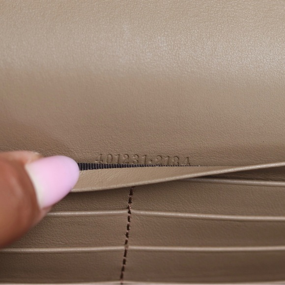 GUCCI GG Supreme Monogram Small Dionysus Chain Wallet Beige Taupe - Picture 15 of 16